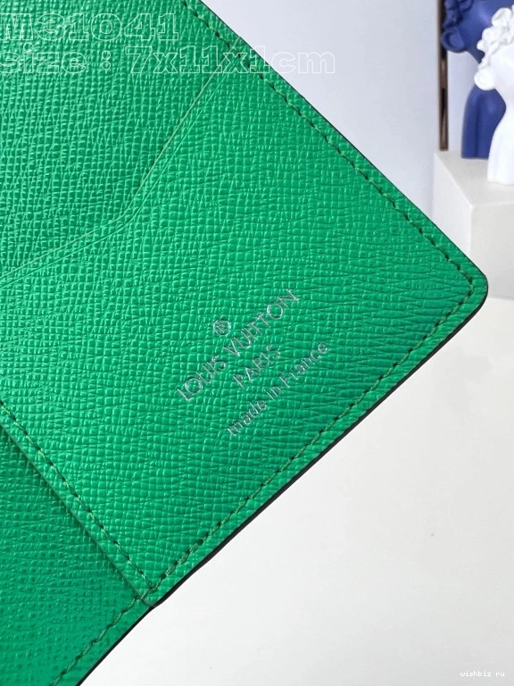 WIS Pocket LOUIS cm Organizer-7.5*11.1*1 VUITTON 0815